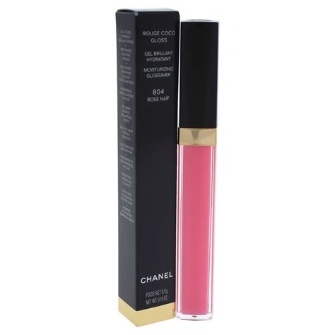 chanel lip gloss rose naif|chanel rouge coco gloss 804.